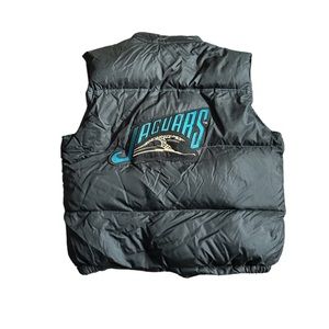 Vintage Turbo Sportswear NFL GameDay Jaguars Puffer Vest